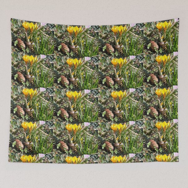 Item preview, Yellow crocuses designed and sold by lusiakotowska.