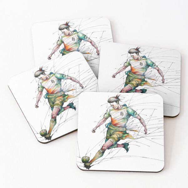 Item preview, Goal-Bound Glory: The Dynamic Soccer Striker III designed and sold by GL!TCH LAB.