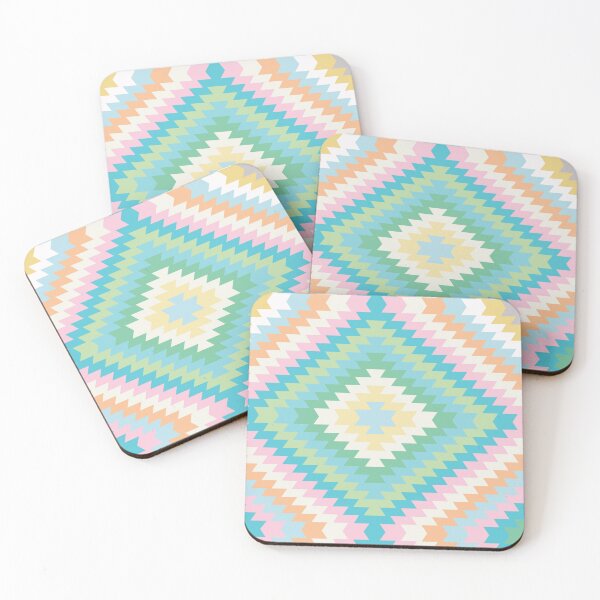 Item preview, Modern Kilim - pastel Geometric pattern by Cecca Designs designed and sold by Cecca-Designs.