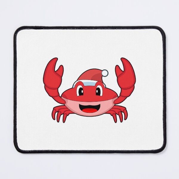 Item preview, Crab Christmas Santa hat designed and sold by Snabdesign84.