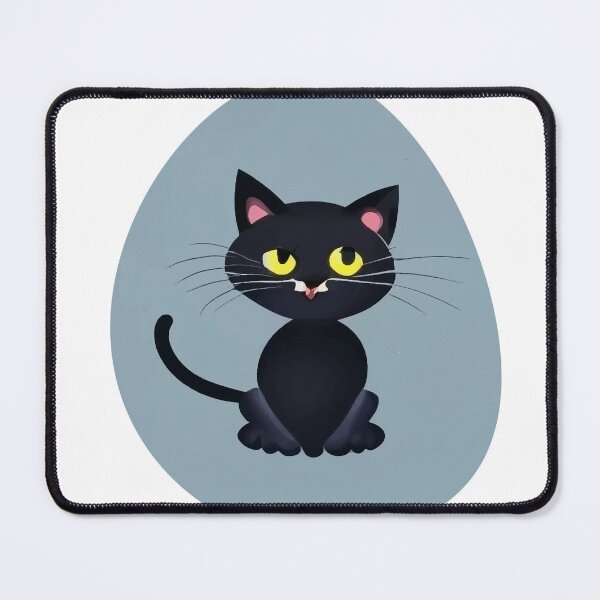 Artikelvorschau, Süße schwarze Katze entworfen und verkauft von FlyingArts.