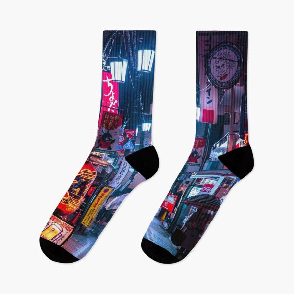 Item preview, Tokyo's Neon Reflection - Anime Aesthetic designed and sold by Neondreamscapes.
