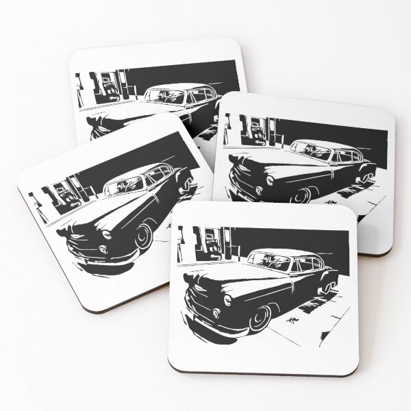 Item preview, Monochrome Vintage Car Art: Timeless Elegance designed and sold by Chroma Artis.