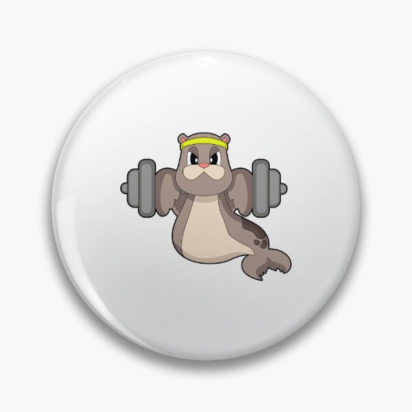 Item preview, Seal Bodybuilder Dumbbell Bodybuilding designed and sold by Snabdesign84.
