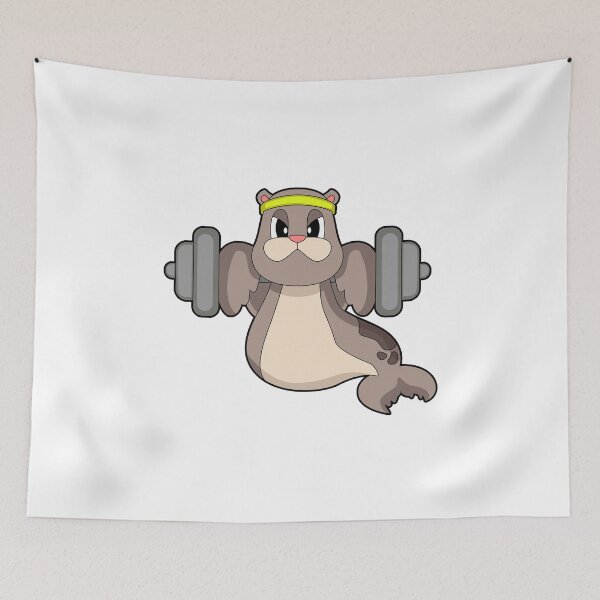 Item preview, Seal Bodybuilder Dumbbell Bodybuilding designed and sold by Snabdesign84.