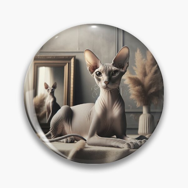 Item preview, Feline Refinement: The Peterbald in its Modern Essence designed and sold by ArtemioVisions.