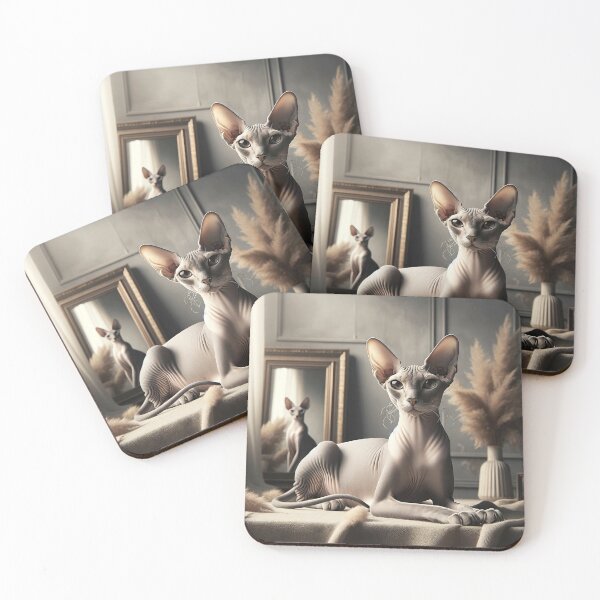 Item preview, Feline Refinement: The Peterbald in its Modern Essence designed and sold by ArtemioVisions.