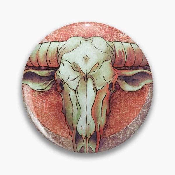 Item preview, Buffalo skull mandala designed and sold by AngeMNunez.