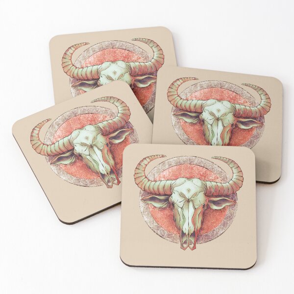 Item preview, Buffalo skull mandala designed and sold by AngeMNunez.