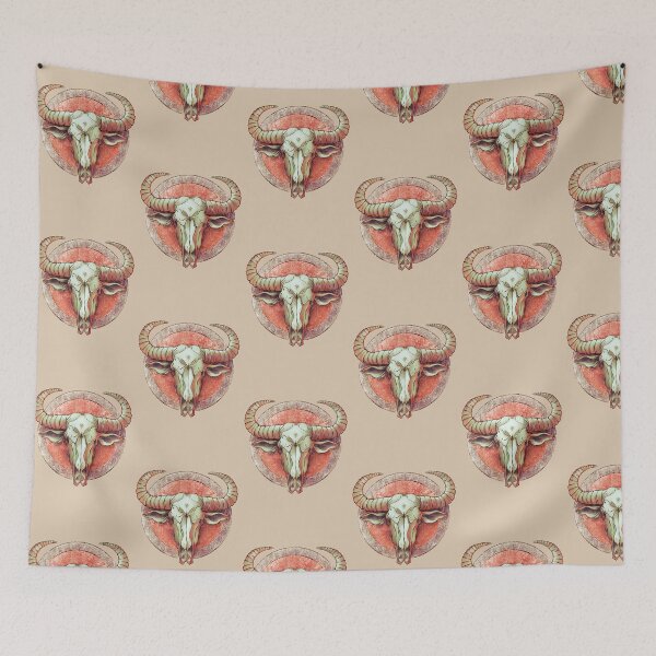 Item preview, Buffalo skull mandala designed and sold by AngeMNunez.