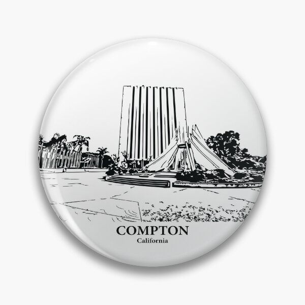 Item preview, Compton - California designed and sold by Lakeric Cityscapes.