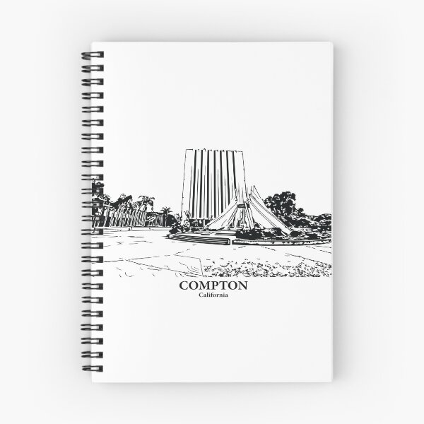 Artikelvorschau, Compton – Kalifornien entworfen und verkauft von Lakeric Cityscapes.