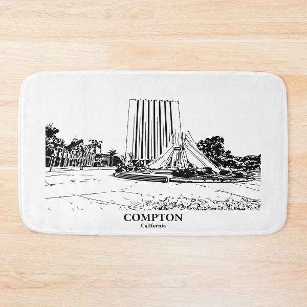 Item preview, Compton - California designed and sold by Lakeric Cityscapes.