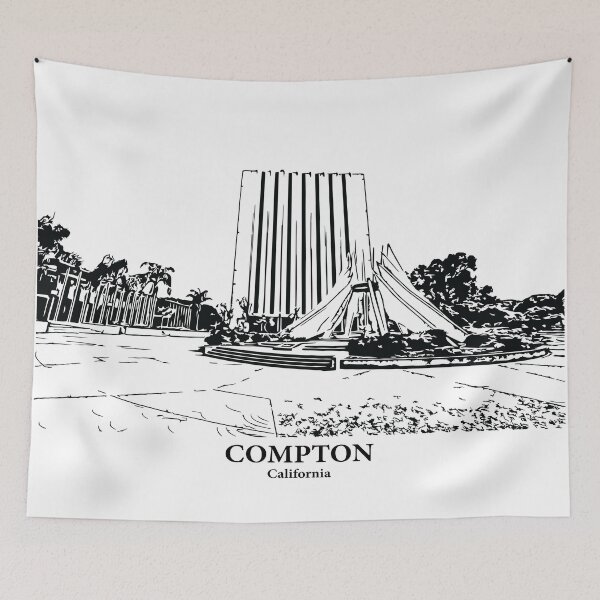Item preview, Compton - California designed and sold by Lakeric Cityscapes.