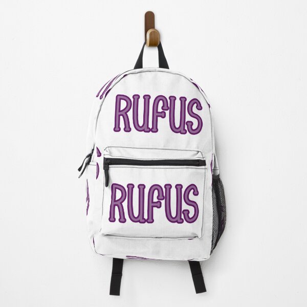 Item preview, Boy's name Rufus purple handwriting designed and sold by incurablehippie.
