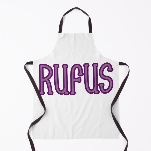 Item preview, Boy's name Rufus purple handwriting designed and sold by incurablehippie.