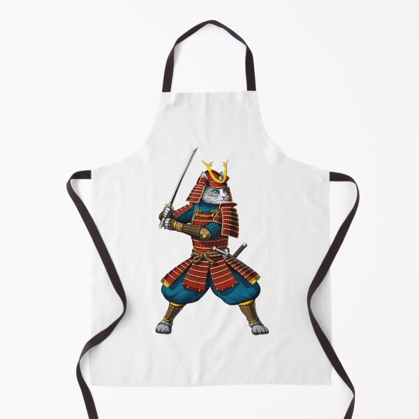 Item preview, Cat Japanese Samurai Ninja designed and sold by underheaven.