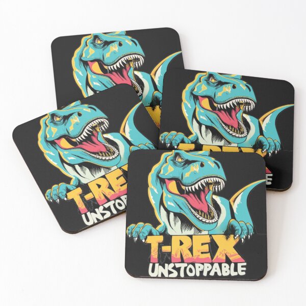 Item preview, T-Rex Unstoppable in style comic book illustrations designed and sold by Pawel Oska.