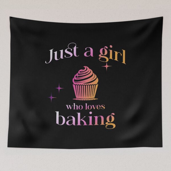 Item preview, Just a girl who loves baking designed and sold by ByDesign61.
