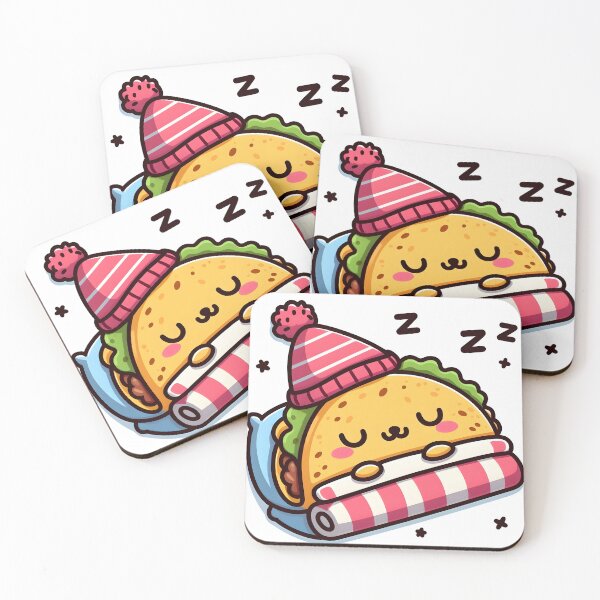 Item preview, Kawaii Taco With Blanket designed and sold by CanvasCutie.