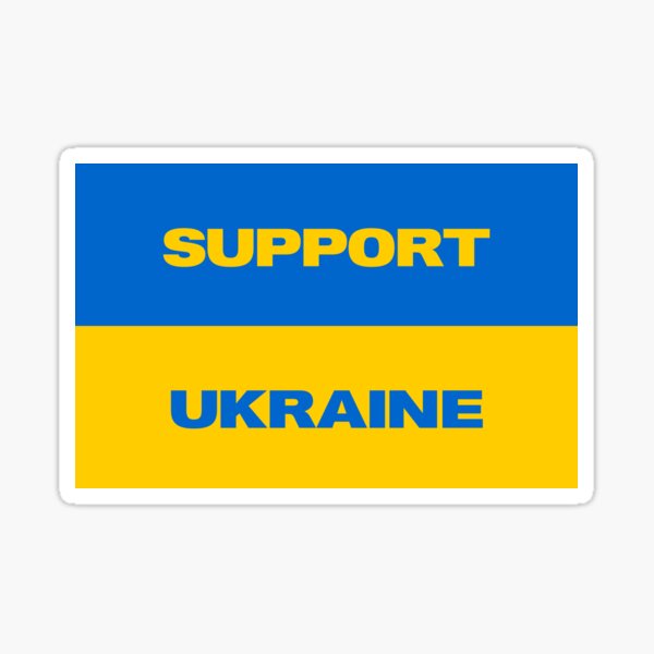 Item preview, Support Ukraine designed and sold by BlueRoadX.