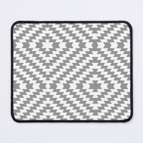 Item preview, Modern Kilim - grey and white - Geometric pattern by Cecca Designs designed and sold by Cecca-Designs.