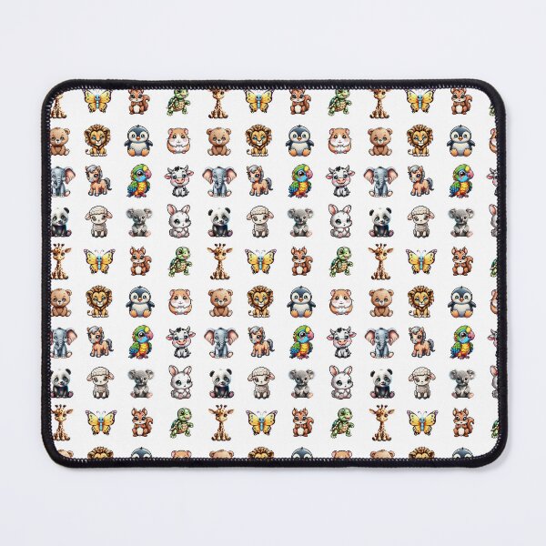 Item preview, Cute baby animals infinite pattern designed and sold by Inspyralia.