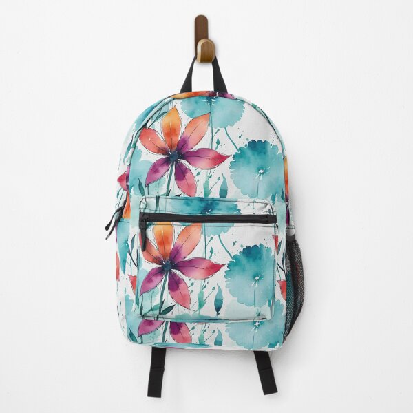 Item preview, Colorful stylish minimalist abstract flowers water color designed and sold by yeekazar.