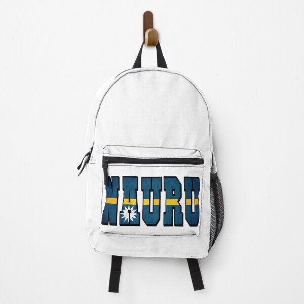 Item preview, Nauru Country Flag Typography designed and sold by TravelWish.