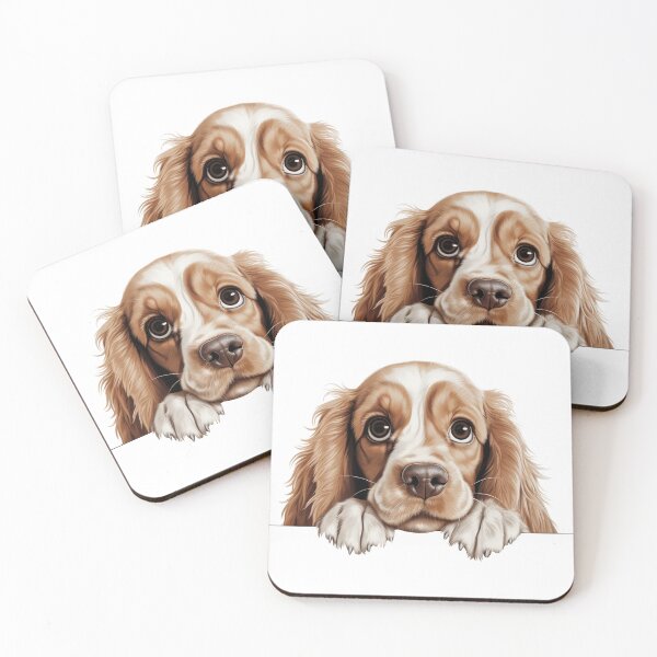 Item preview, American Cocker Spaniel Illustration  designed and sold by Jordan Blackstone.