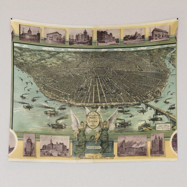 Item preview, Saint Louis, Missouri in 1896 designed and sold by allhistory.
