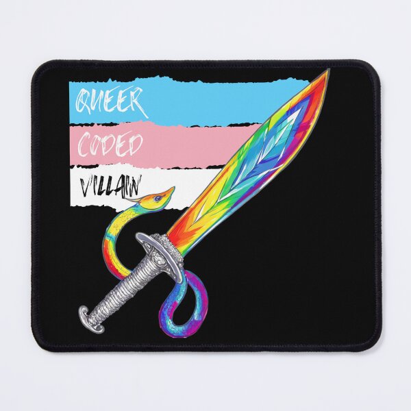 Item preview, Queer Coded Trans Villain Rainbow Blade designed and sold by freelancewizard.