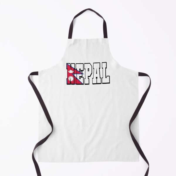 Item preview, Nepal Country Flag Typography designed and sold by TravelWish.