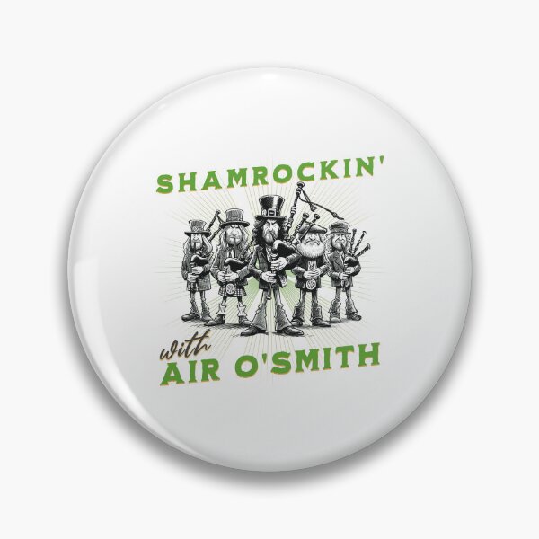 Item preview, Shamrockin' with Air O'Smith - Funny, Parody, Humor St Patricks Day designed and sold by NEATDesignsShop.