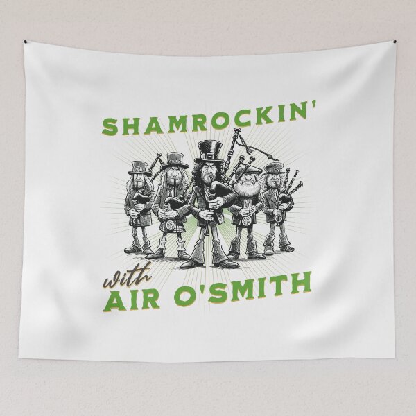 Item preview, Shamrockin' with Air O'Smith - Funny, Parody, Humor St Patricks Day designed and sold by NEATDesignsShop.