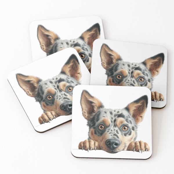 Item preview, Australian Cattle Dog Illustration  designed and sold by Jordan Blackstone.