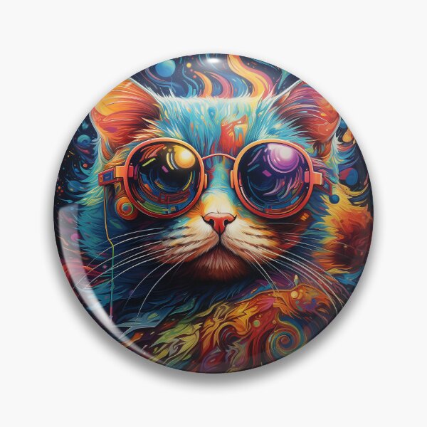 Item preview, Portrait of cat with glasses designed and sold by Zhaphiraccu.