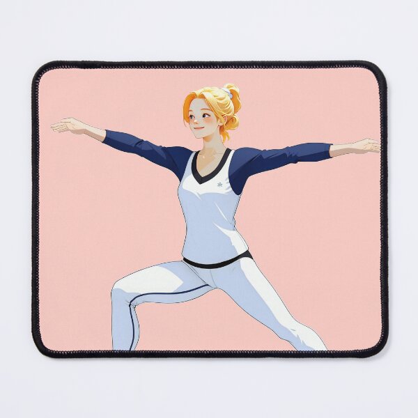 Item preview, Yoga Poses warrior 2 pose designed and sold by NoviaStudio.