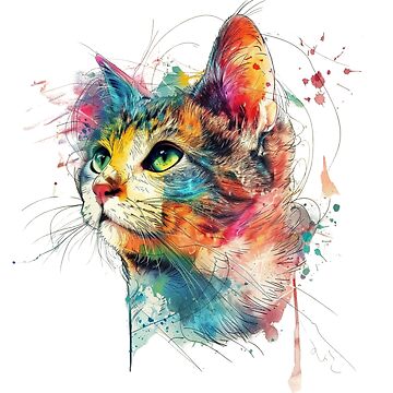 Artwork thumbnail, Rainbow cat by Cjars