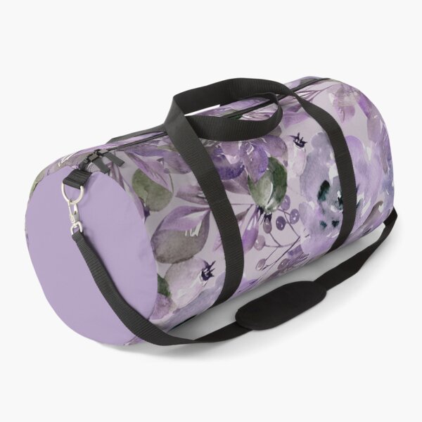 Item preview, Purple Flowers Green Plants Dark Background  designed and sold by Asmaa Abdul-Azim.
