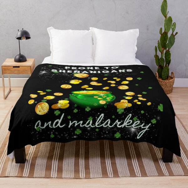 Item preview, St Patricks Day Prone To Shenanigan And Malarkey Funny Gifts designed and sold by BetiOnDemand.