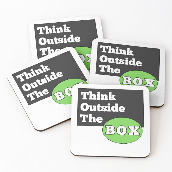 Item preview, Think Out Side The Box  About Life Deep Quotes  designed and sold by Vignola7.