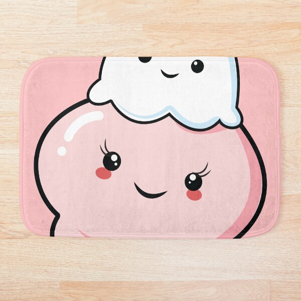 Item preview, Kawaii strawberry vanilla ice cream cone designed and sold by designbykev.
