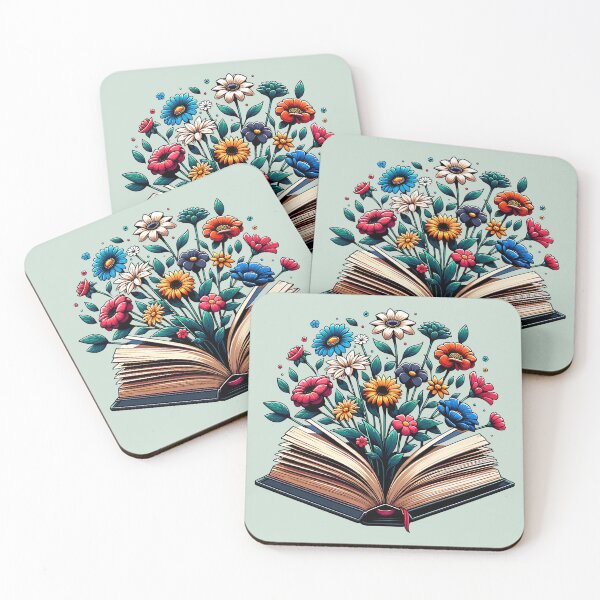 Item preview, Reading addiction. Vintage Floral Book Bloom Illustration. designed and sold by Unitepeople.