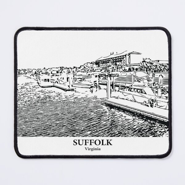 Artikelvorschau, Suffolk – Virginia entworfen und verkauft von Lakeric Cityscapes.
