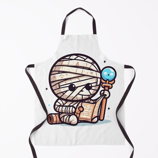 Item preview, Kawaii Mystical Mummy With Mystical Staff designed and sold by CanvasCutie.