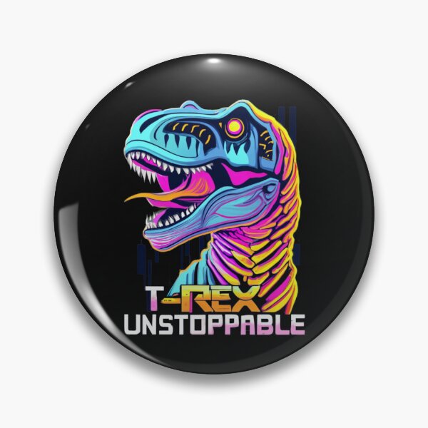 Item preview, T-Rex Unstoppable in style neon lights and cyberpunk designed and sold by Pawel Oska.