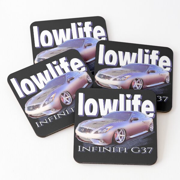 Item preview, Low Life Standards Low Life Car Club Lowrider Muscle Car Hot Rod Art, G37 Design designed and sold by AGED Limited.