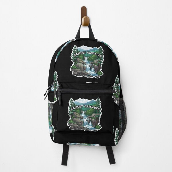 Item preview, Waterfall Ramsey Cascades And Blue Ridge Mountain designed and sold by Vibe Unique.