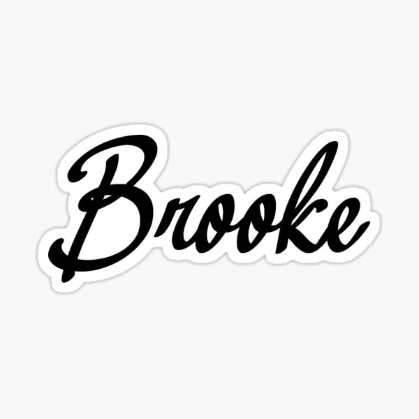 Brooke Sticker
